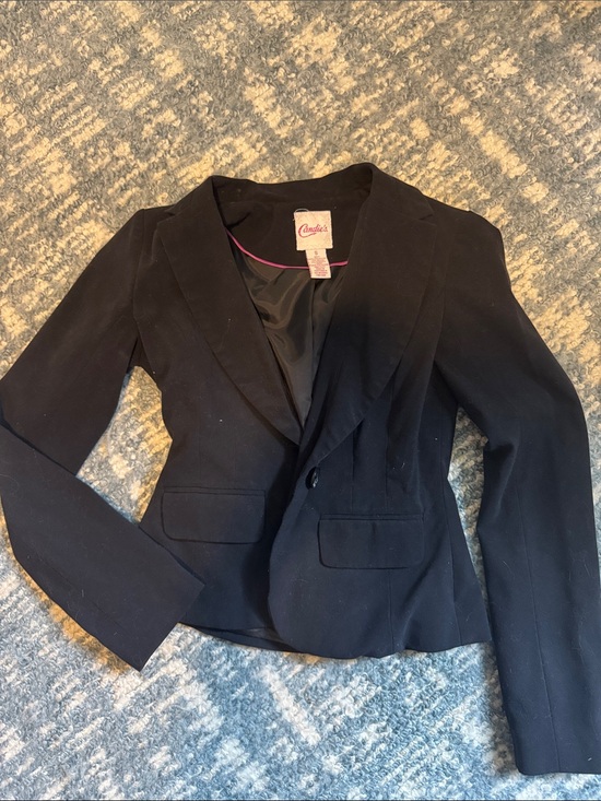 Candie's Jackets & Blazers - Candie's Black Women's Fitted Blazer with Notch Lapel